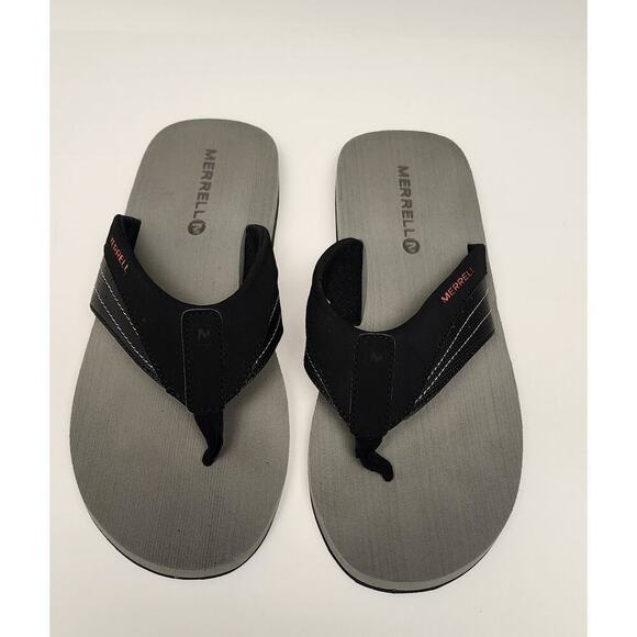 Merrell Black Aurora Red Merrell Performance Footwear 11 Flip Flops sandals - Picture 2 of 6